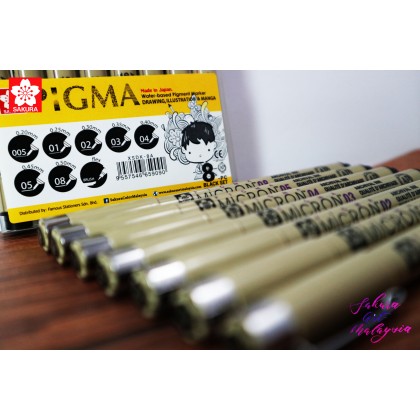 Pigma Micron Doodling Set (8's Black)