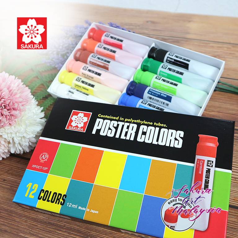 Poster Color 12ml (12 Color Set)